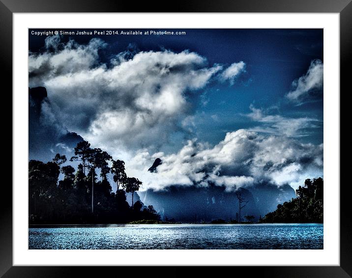 Clouds of Khao Sok Framed Mounted Print by Simon Joshua Peel