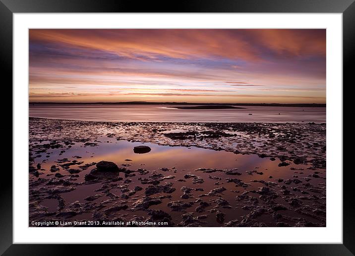 Dawn Sky, Wells-next-the-sea, North Norfolk Coast, Framed Mounted Print by Liam Grant