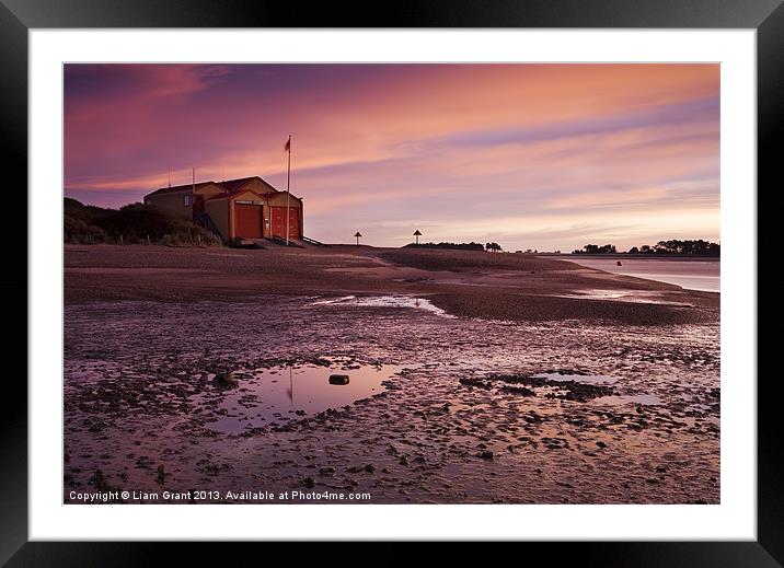 Dawn Sky, Wells-next-the-sea, North Norfolk Coast, Framed Mounted Print by Liam Grant