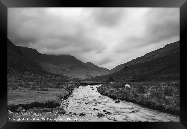 Gatesgarthdale Beck. Honister Pass, Lake District, Framed Print by Liam Grant