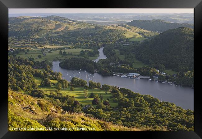Gummers How, Lake Windermere, Lake District, Unite Framed Print by Liam Grant