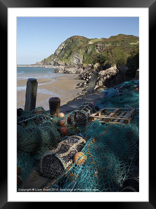 Ilfracombe harbour. North Devon, United Kingdom, S Framed Mounted Print by Liam Grant