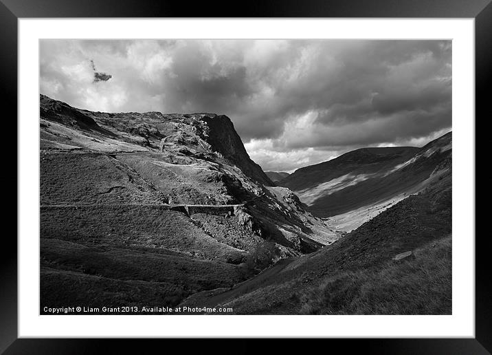Fleetwith Pike and Honister Crag. Framed Mounted Print by Liam Grant