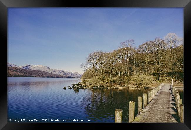 Coniston Water, Lake District, Cumbria, UK. Framed Print by Liam Grant