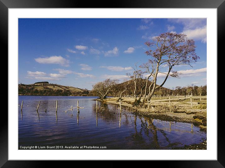 Ullswater, near Pooley Bridge, Lake District, Cumb Framed Mounted Print by Liam Grant