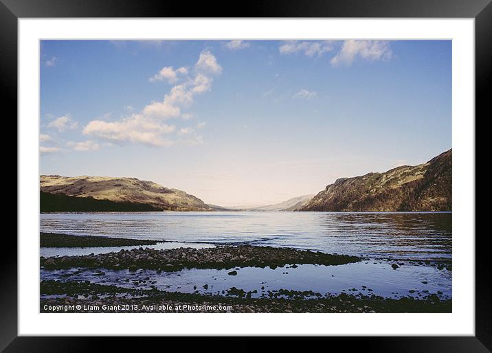 Ullswater. Lake District, Cumbria, UK. Framed Mounted Print by Liam Grant