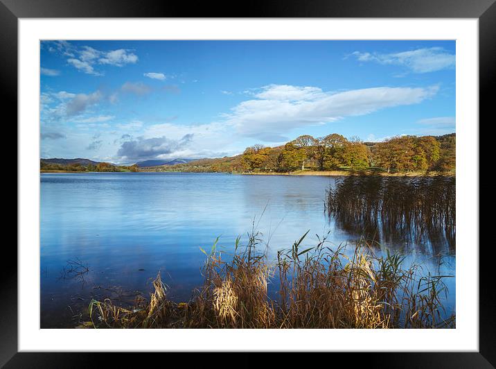 Esthwaite Water. Framed Mounted Print by Liam Grant