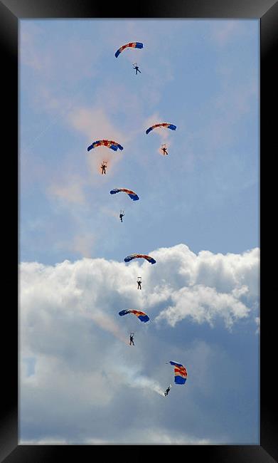 Parachute Framed Print by Anth Short