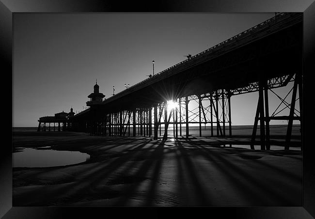 Blackpool Pier Framed Print by Anth Short