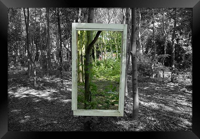 Window To Another World Framed Print by Anth Short