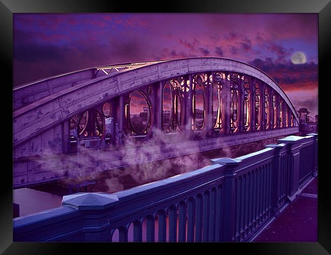 Wear Bridge Framed Print by Anth Short