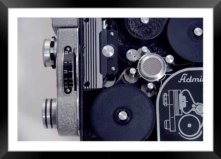 Camera Framed Mounted Print by Anth Short