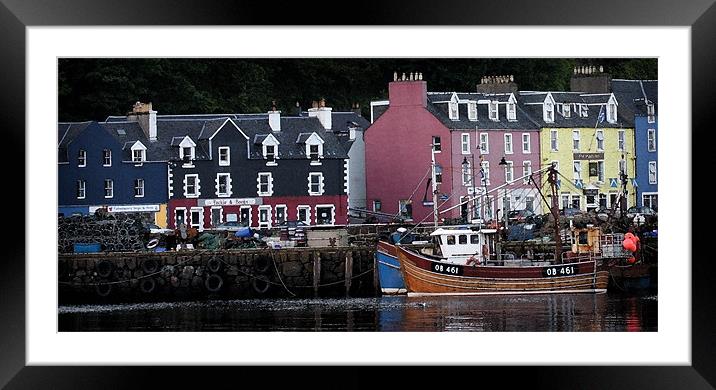 TOBERMORY ISLE OF MULL Framed Mounted Print by Anthony R Dudley (LRPS)