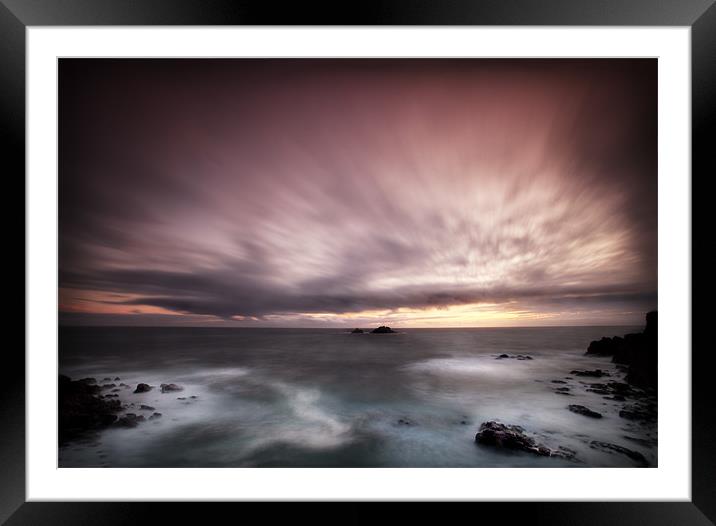 CAPE CORNWALL #2 Framed Mounted Print by Anthony R Dudley (LRPS)