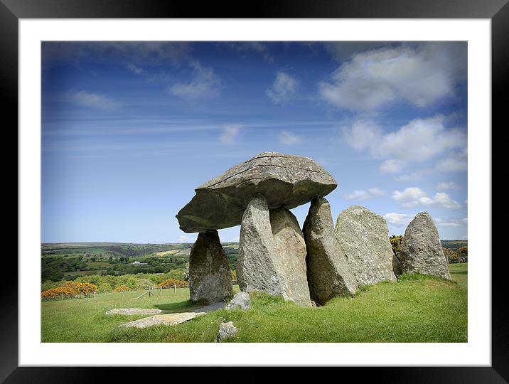 PENTRE IFAN Framed Mounted Print by Anthony R Dudley (LRPS)