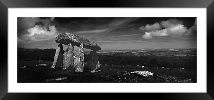 PENTRE IFAN Framed Mounted Print by Anthony R Dudley (LRPS)