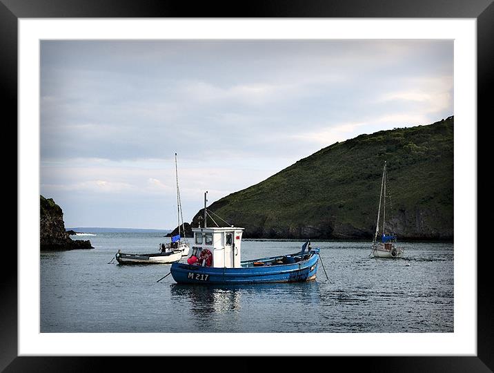 SOLVA HARBOUR Framed Mounted Print by Anthony R Dudley (LRPS)