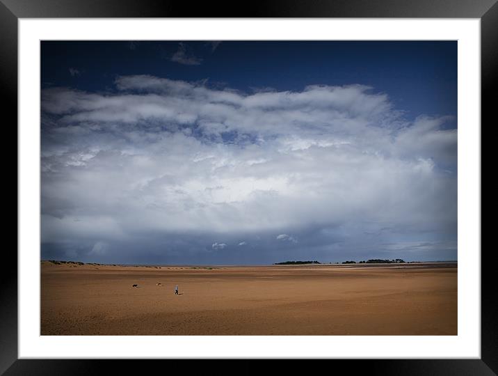 UNDER A BIG SKY Framed Mounted Print by Anthony R Dudley (LRPS)