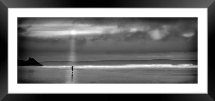SOLITARY DAY 11 Framed Mounted Print by Anthony R Dudley (LRPS)