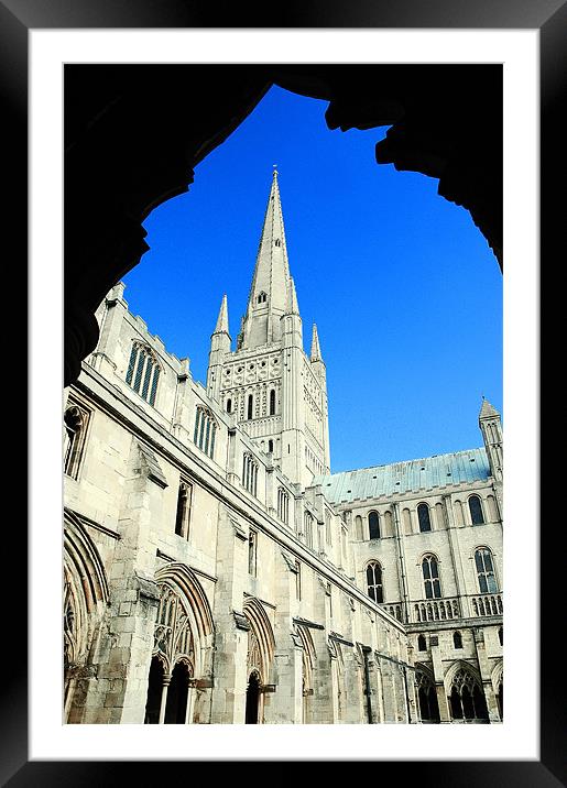 Cathedral and Archway Framed Mounted Print by stephen walton
