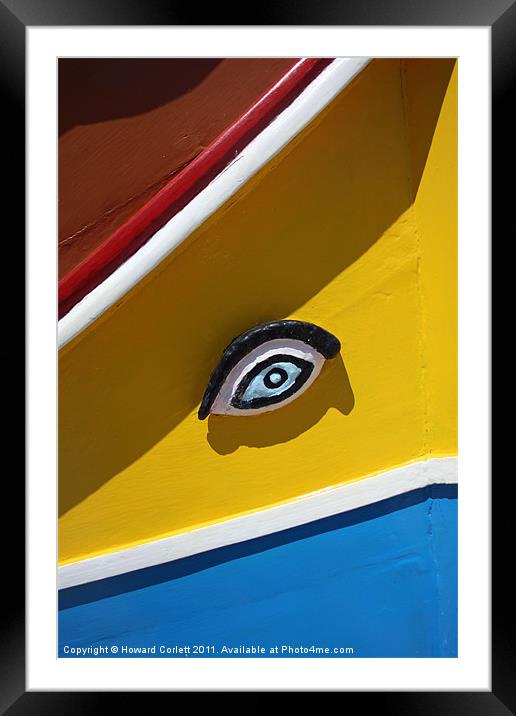 Eye for colour Framed Mounted Print by Howard Corlett