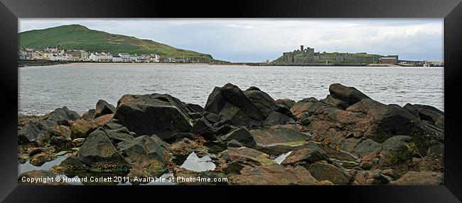 Peel, Isle of Man Framed Print by Howard Corlett