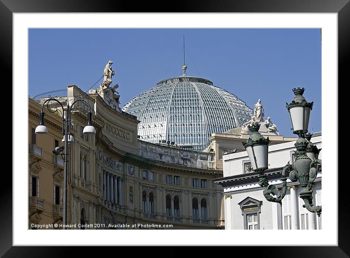 Galleria Umberto I Framed Mounted Print by Howard Corlett