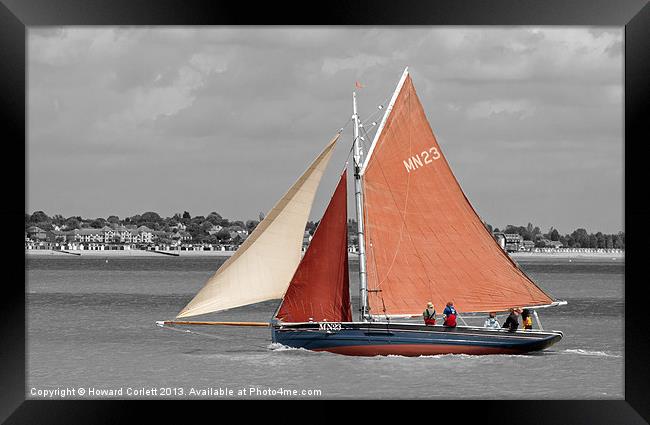 Lizzie Annie Framed Print by Howard Corlett