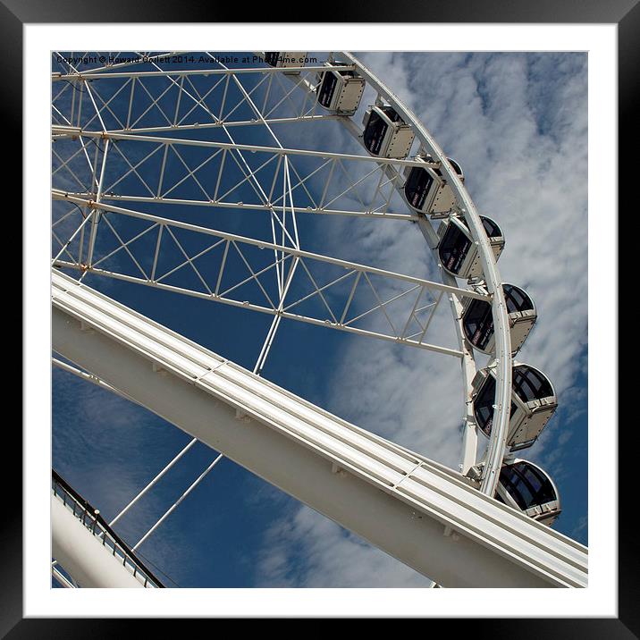  Echo Wheel of Liverpool Framed Mounted Print by Howard Corlett