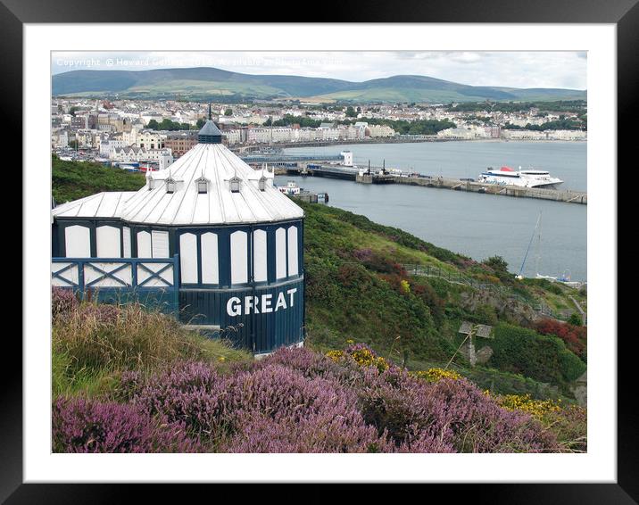 Douglas Head Camera Obscura Framed Mounted Print by Howard Corlett