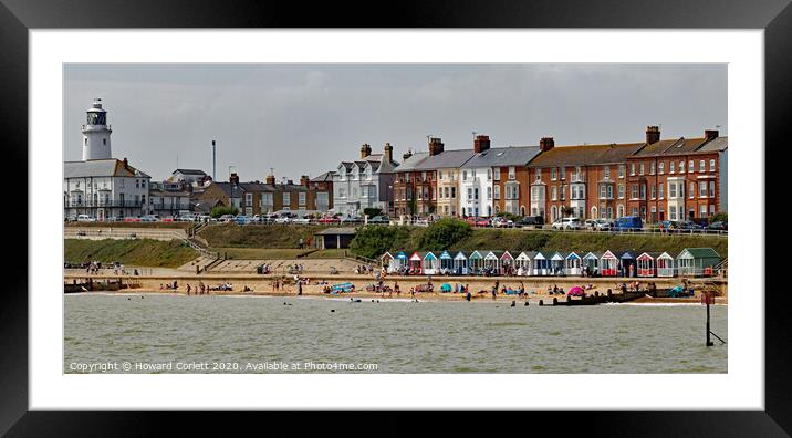 Southwold Seafront Framed Mounted Print by Howard Corlett