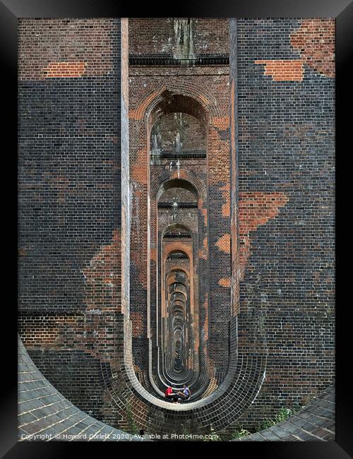 Ouse Valley Viaduct Framed Print by Howard Corlett