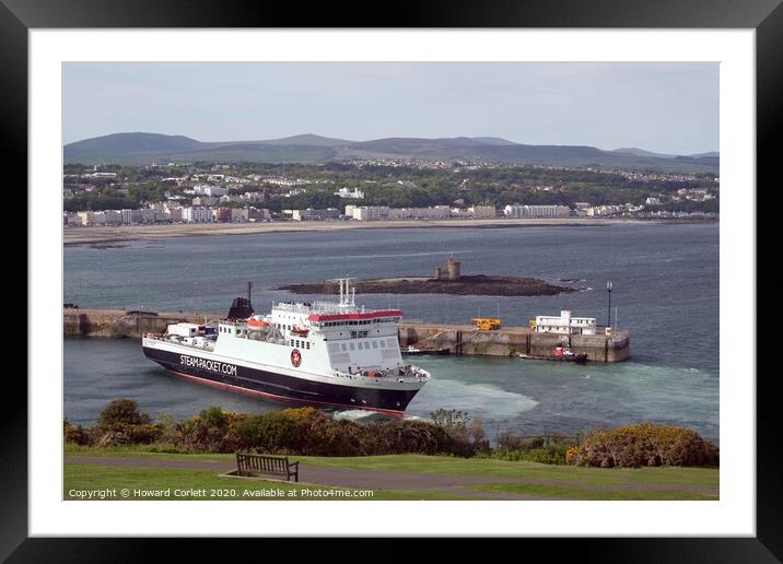 Douglas Bay, Isle of Man Framed Mounted Print by Howard Corlett