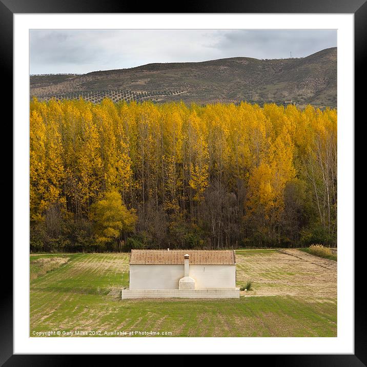 Autumn in Alhama Framed Mounted Print by Gary Miles