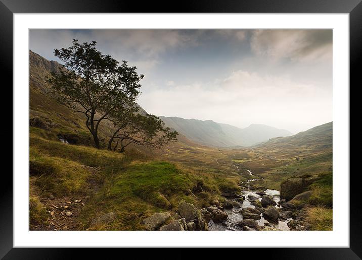 Easedale to Helm Cragg Framed Mounted Print by Simon Wrigglesworth