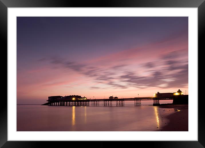In the Pink Framed Mounted Print by Simon Wrigglesworth