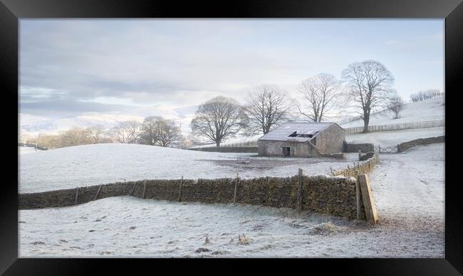 Yorkshire Winter Framed Print by Simon Wrigglesworth
