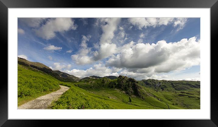 Take the HIgh Road Framed Mounted Print by Simon Wrigglesworth