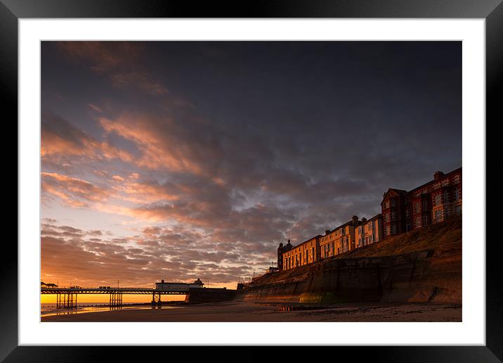 Cromer Seafront Framed Mounted Print by Simon Wrigglesworth