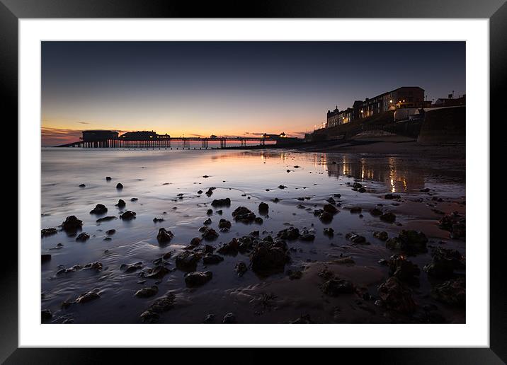 Low Tide - Cromer Framed Mounted Print by Simon Wrigglesworth