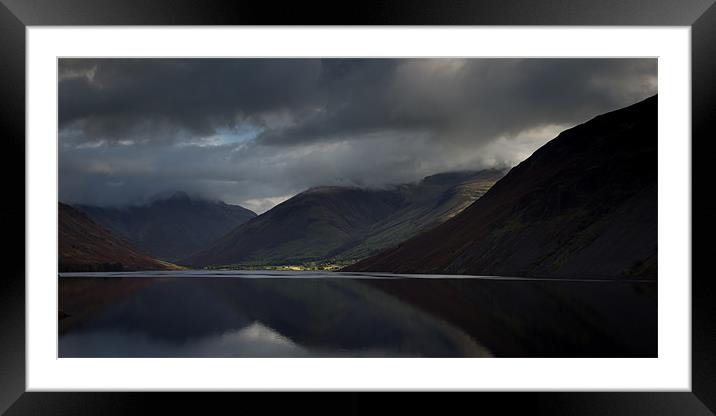Wastwater Light Framed Mounted Print by Simon Wrigglesworth