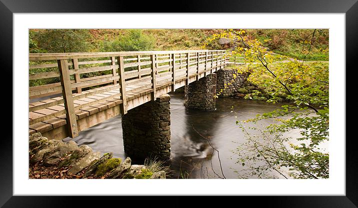 Grasmere Bridge Framed Mounted Print by Simon Wrigglesworth