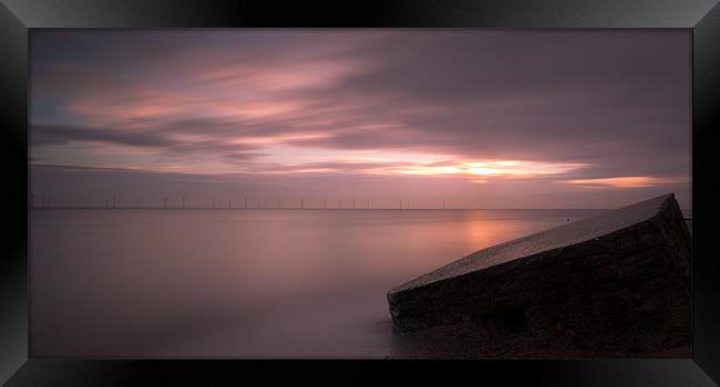 Coastal Dawn Framed Print by Simon Wrigglesworth