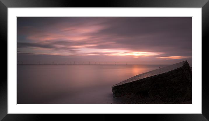 Coastal Dawn Framed Mounted Print by Simon Wrigglesworth
