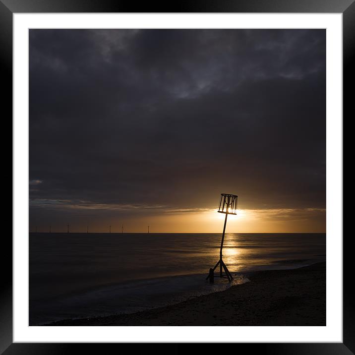 First Light at Caistor Framed Mounted Print by Simon Wrigglesworth