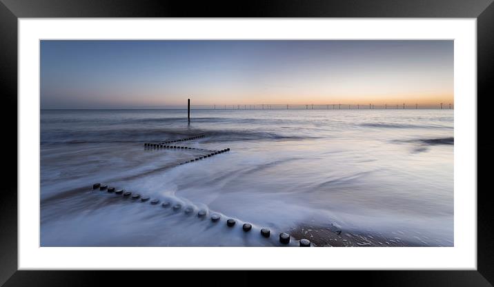 Winter Dawn Framed Mounted Print by Simon Wrigglesworth