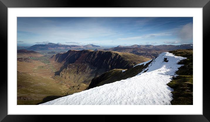 Dale Head Framed Mounted Print by Simon Wrigglesworth