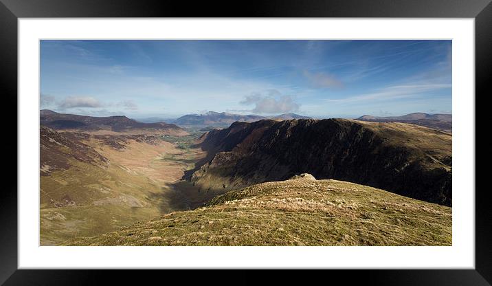 Newlands Valley Framed Mounted Print by Simon Wrigglesworth