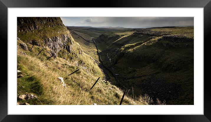 North Yorkshire View Framed Mounted Print by Simon Wrigglesworth