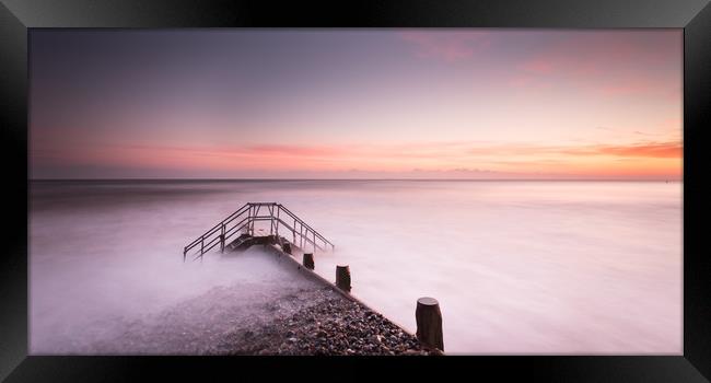 Coastal Dawn Framed Print by Simon Wrigglesworth